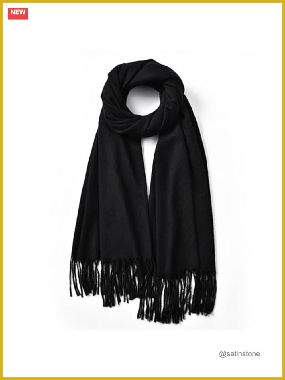 Oversized Plaid Pashmina Wrap Scarf Winter Shawl Blanket Acrylic